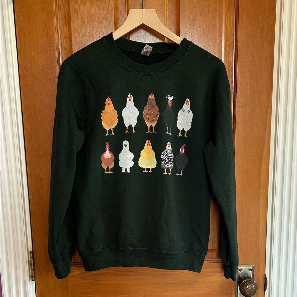 Chicken Breed Crew Neck Sweater